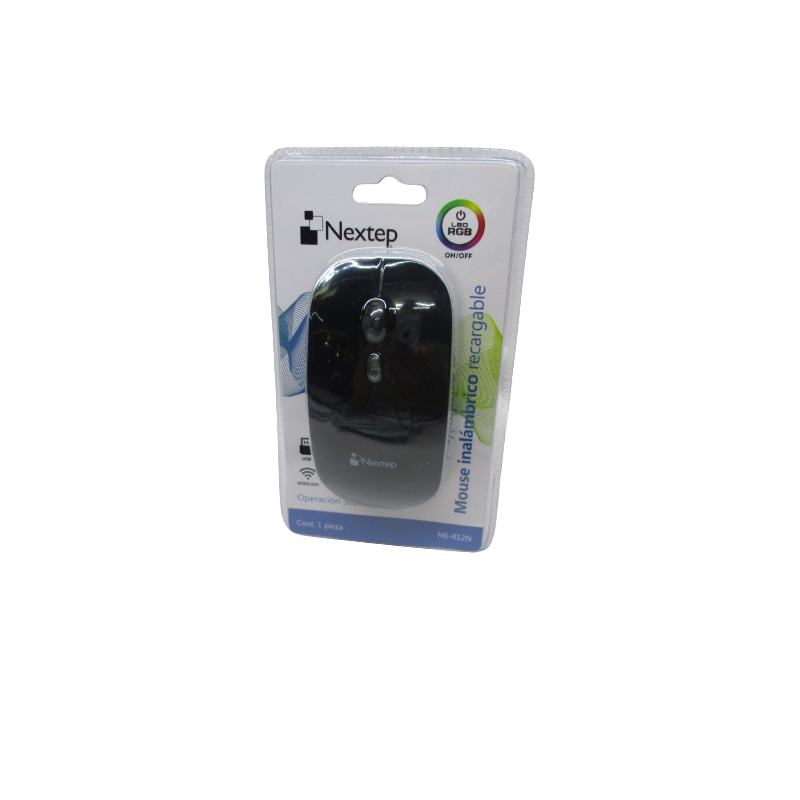 MOUSE INALÁMBRICO NEXTEP COLOR NEGRO