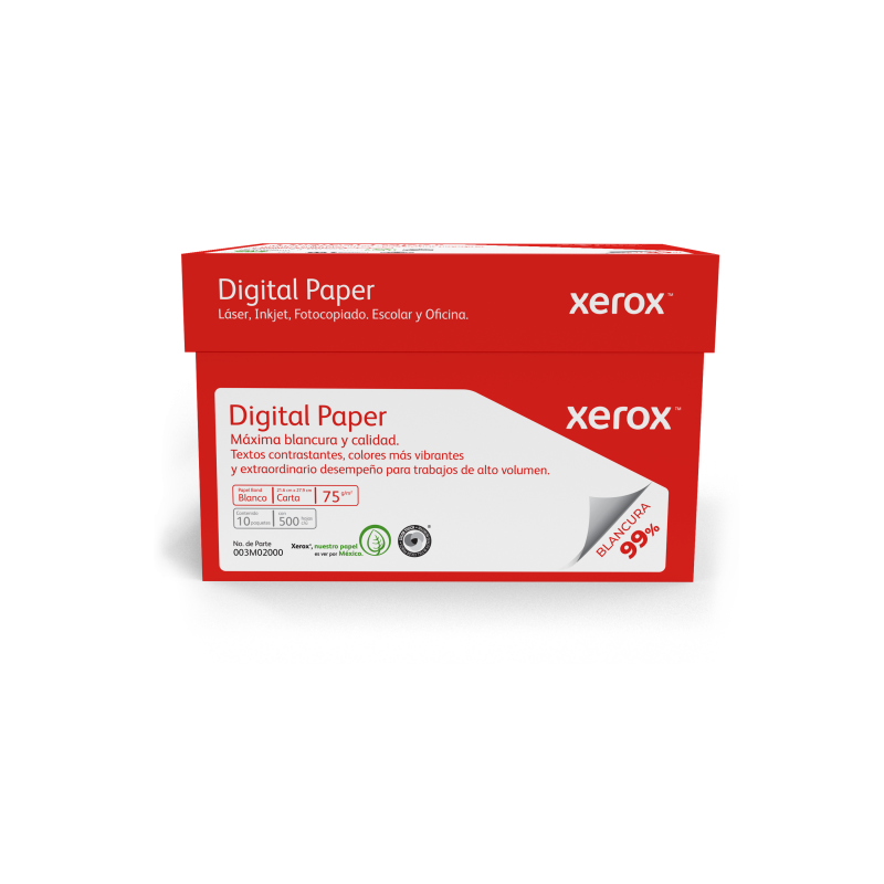 PAPEL BOND XEROX ROJO CARTA