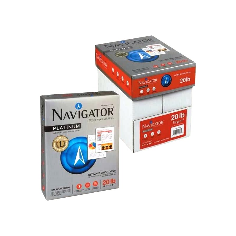 PAPEL BOND NAVIGATOR PLATINUM CARTA