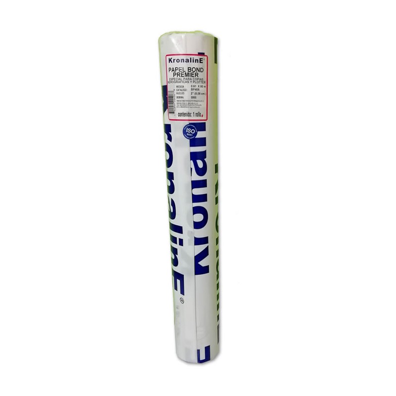 PAPEL BOND PREMIER KRONALINE BP406 NUCLEO 2 PULGADAS