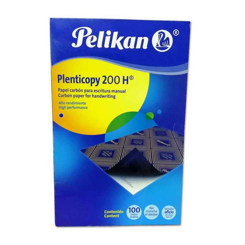 PAPEL CARBON AZUL PELIKAN TAMAÑO OFICIO