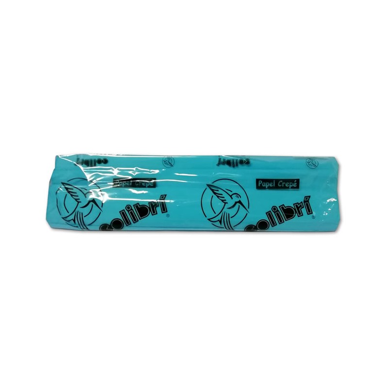 PAPEL CREPE COLIBRI AZUL CLARO