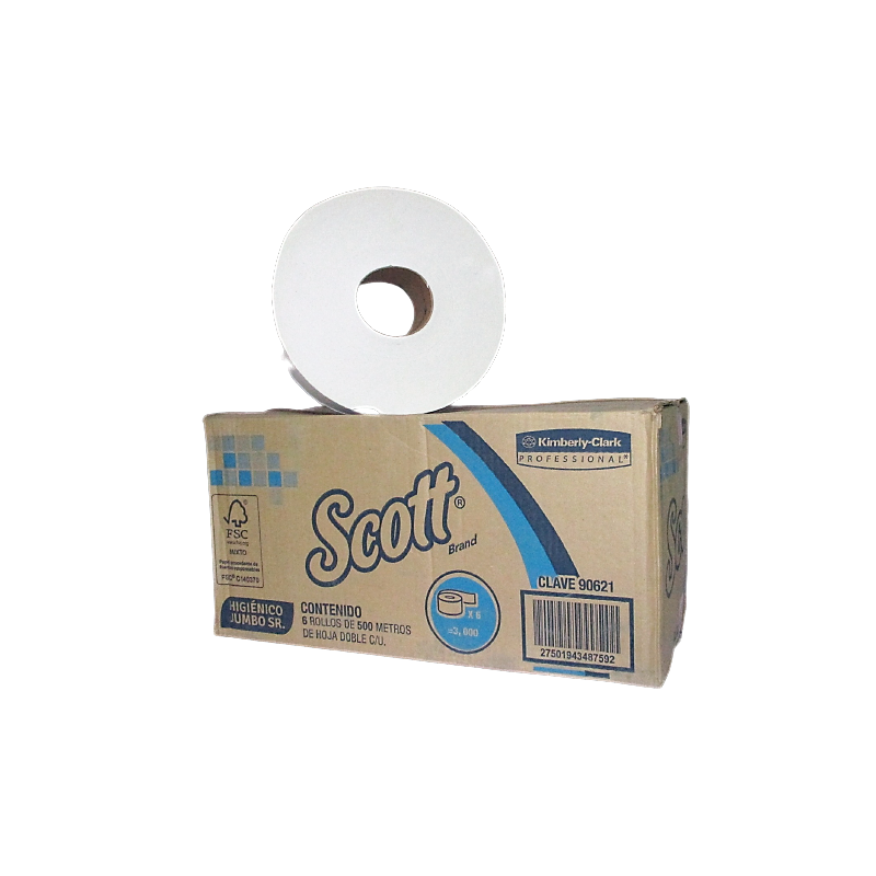 PAPEL HIGIENICO BLANCO JUMBO JR SCOTT
