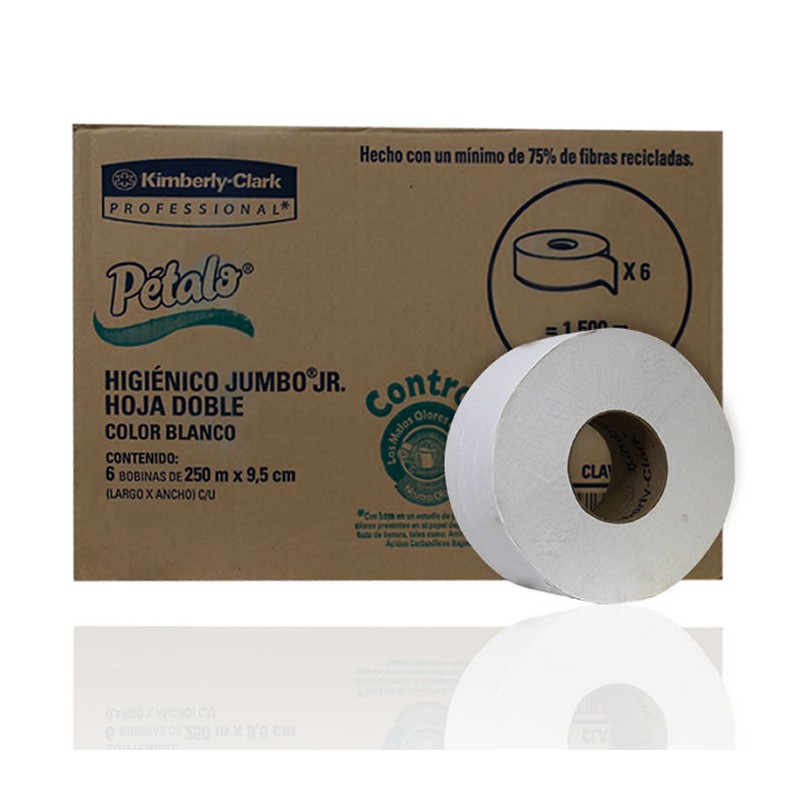 PAPEL HIGIENICO PETALO JUMBO JR