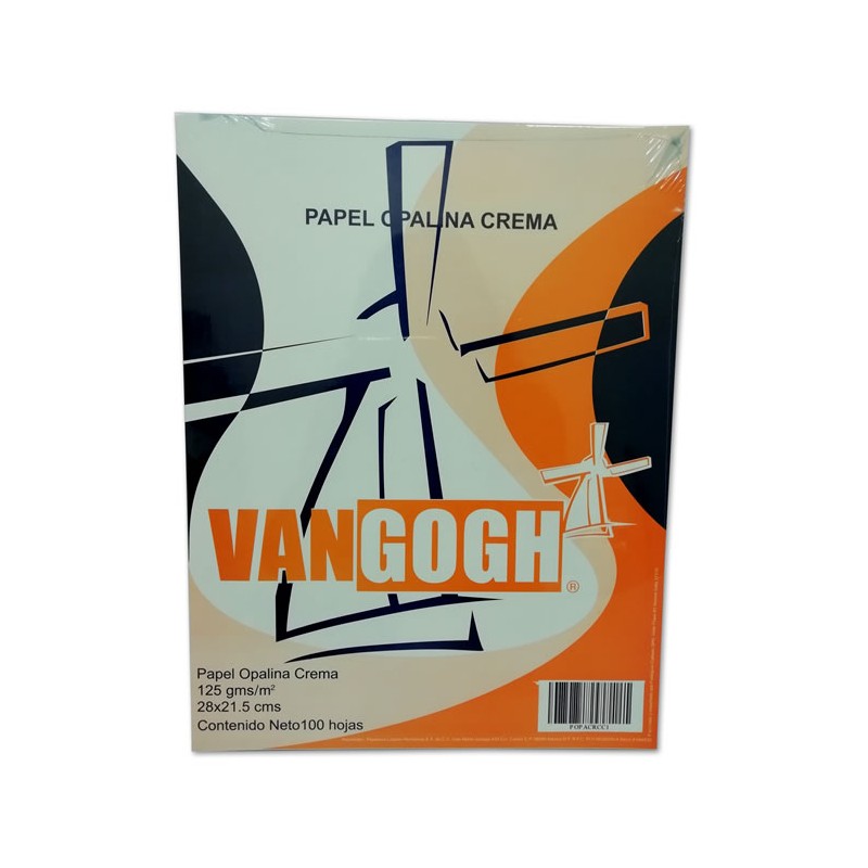 PAPEL OPALINA COLOR CREMA VAN GOGH