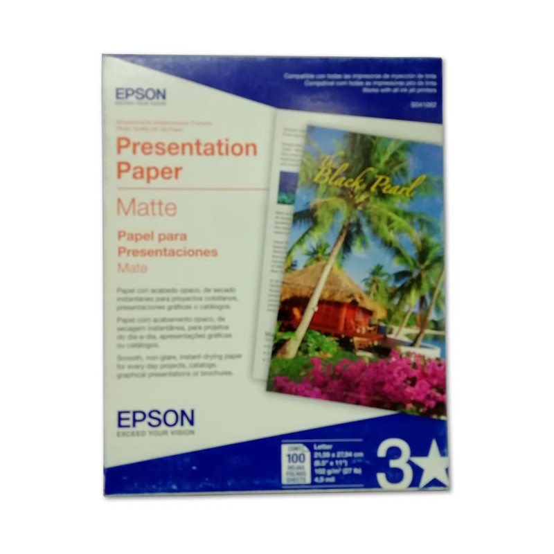 PAPEL EPSON S041062 TAMAÑO CARTA