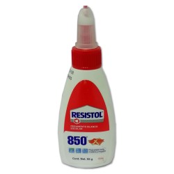 PEGAMENTO LIQUIDO BLANCO ESCOLAR RESISTOL 850 55 GRAMOS