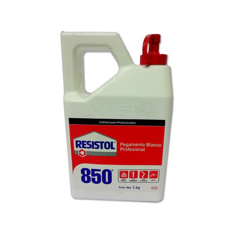 PEGAMENTO LIQUIDO BLANCO PROFESIONAL RESISTOL 850 DE 1 KILO