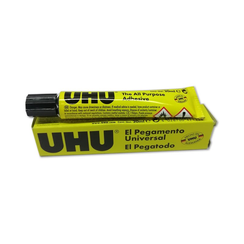 PEGAMENTO UHU UNIVERSAL 20 MILILITROS