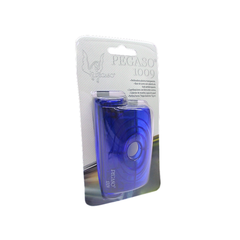 PERFORADORA DOBLE DE PLASTICO PEGASO