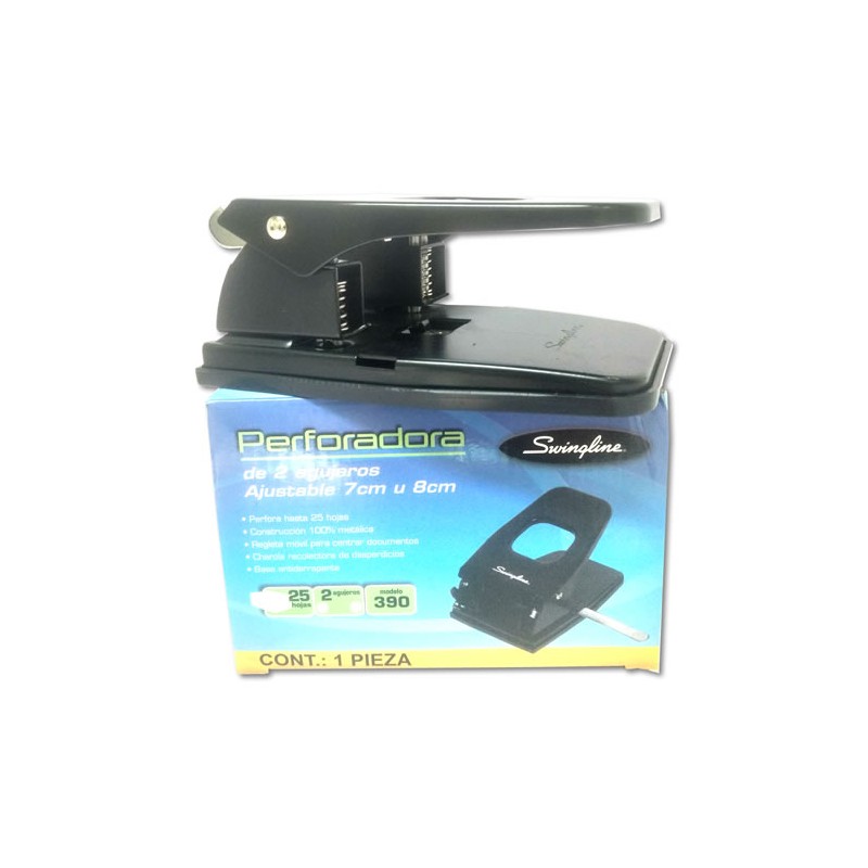 PERFORADORA DOBLE METALICA SWINGLINE
