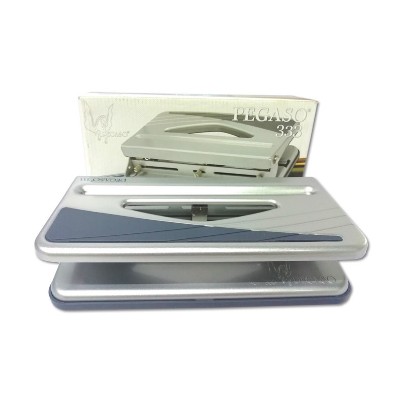 PERFORADORA TRIPLE METALICA AJUSTABLE PEGASO