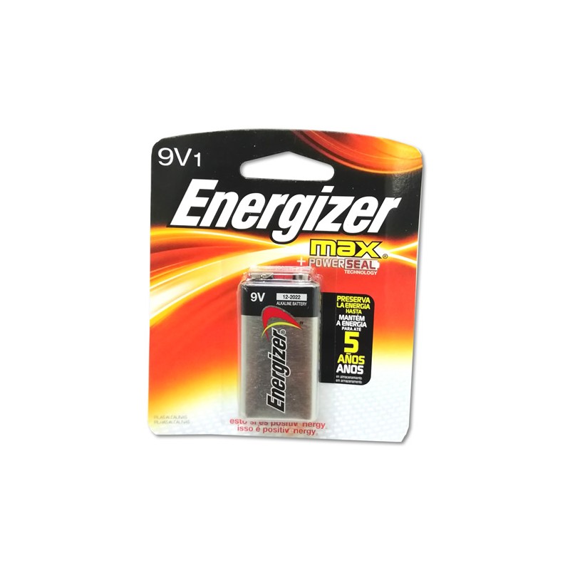 PILA 9V1 ENERGIZER MAX