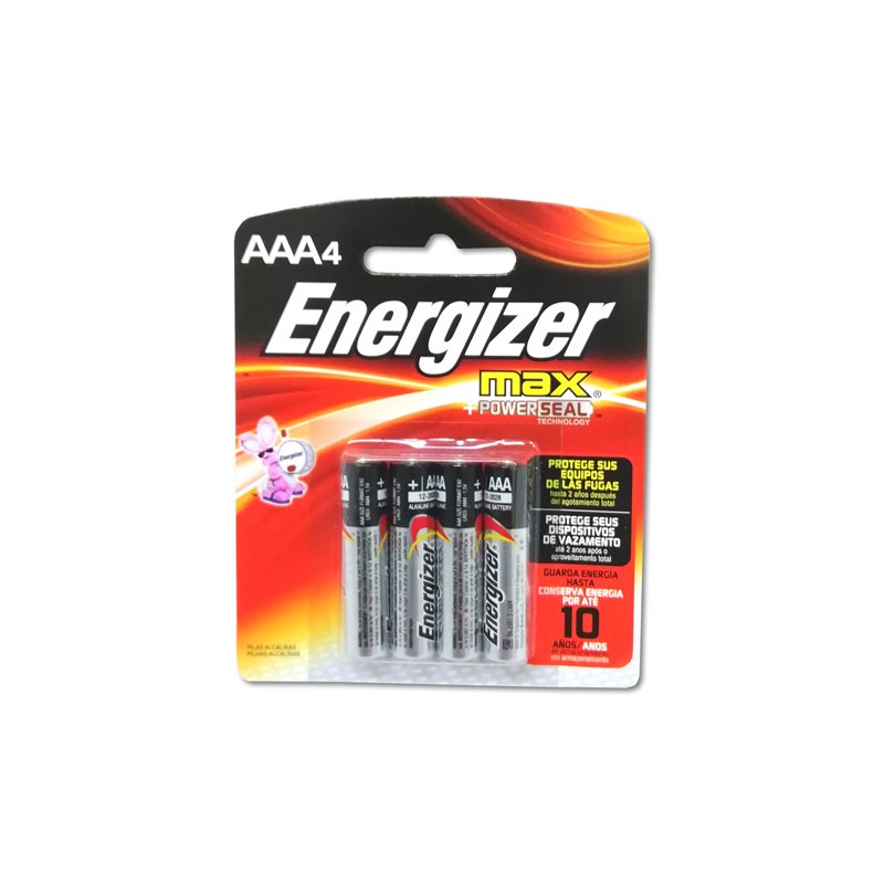 PILA AAA4 ENERGIZER MAX