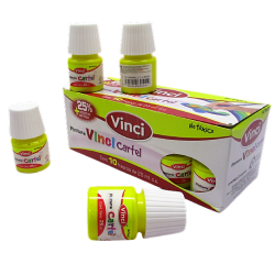 PINTURA VINCI 25ML COLOR AMARILLO LIMON