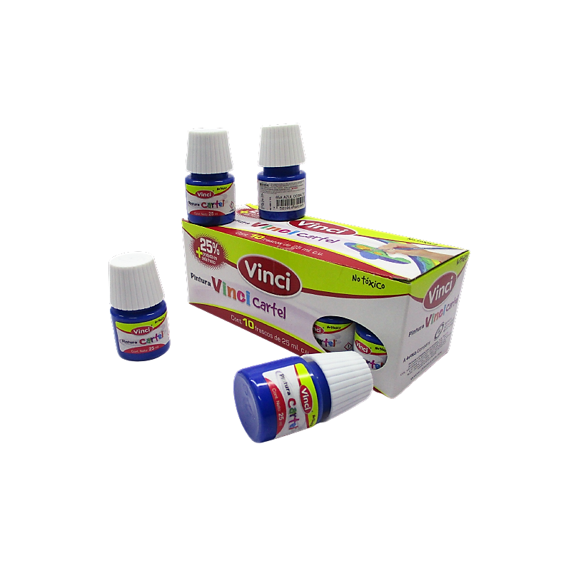PINTURA VINCI 25ML COLOR AZUL COBALTO