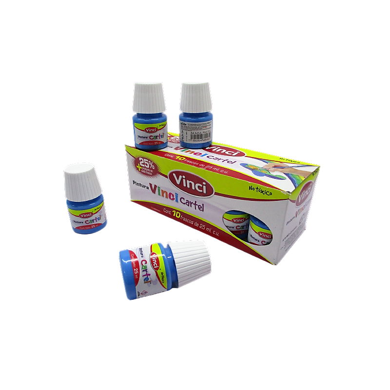 PINTURA VINCI 25ML COLOR AZUL PASTEL