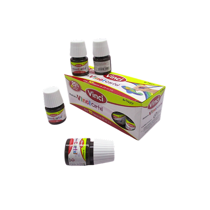 PINTURA VINCI 25ML COLOR CAFE