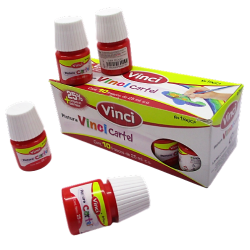 PINTURA VINCI 25ML COLOR ROJO