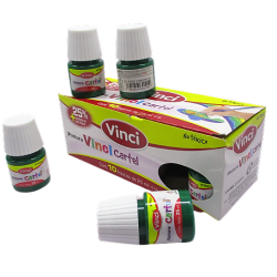 PINTURA VINCI 25ML COLOR VERDE ESMERALDA