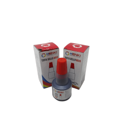 TINTA PARA SELLOS ROJA 30 ML HENKI