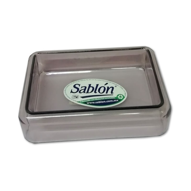 PORTA CLIPS ACRILICO HUMO SABLON