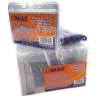 PORTA GAFETE TRANSPARENTE CON BROCHE MAE