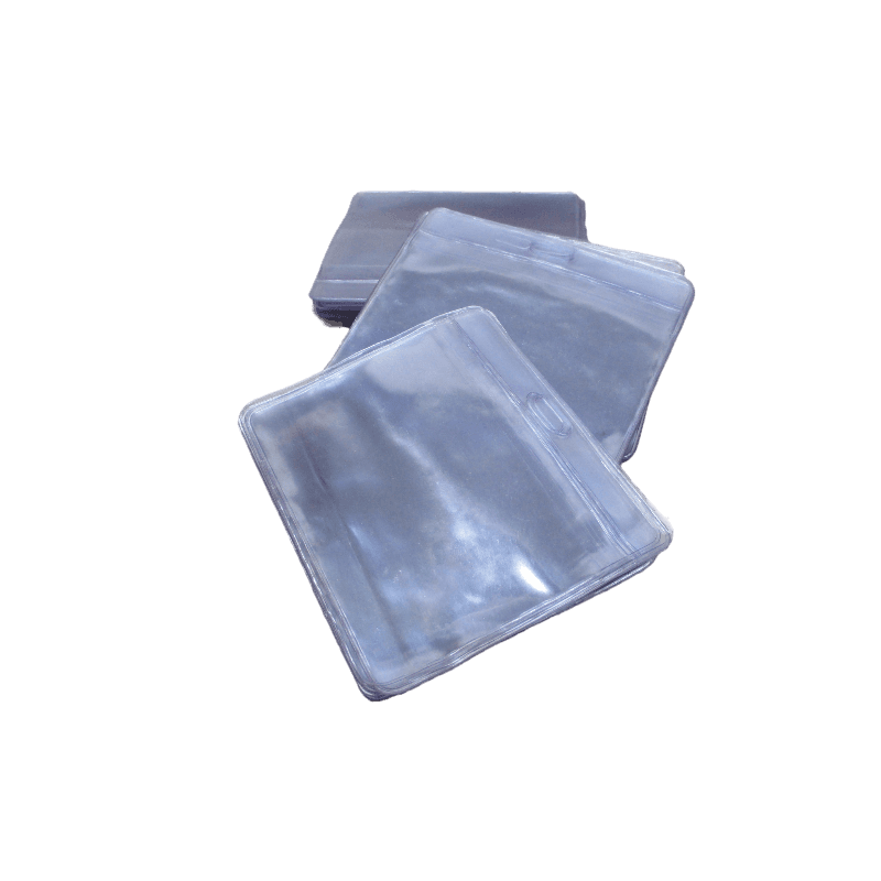 PORTA GAFETE TRANSPARENTE HORIZONTAL