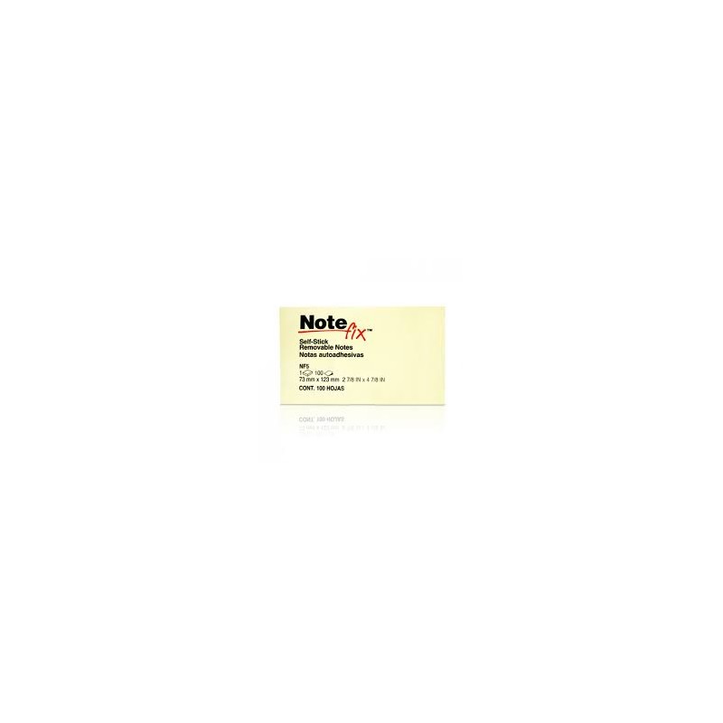 NOTAS ADHESIVAS 3X5 AMARILLO NOTE FIX