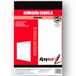 BLOCK DE REMISION ESQUELA DUPLICADO RAYTER