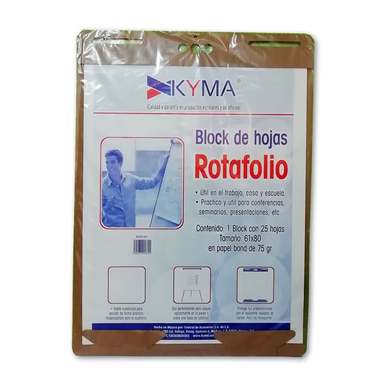 BLOCK ROTAFOLIO KYMA BLANCO