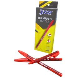 BOLIGRAFO JOCAR MEDIANO ROJO
