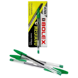 BOLIGRAFO PUNTO MEDIANO VERDE