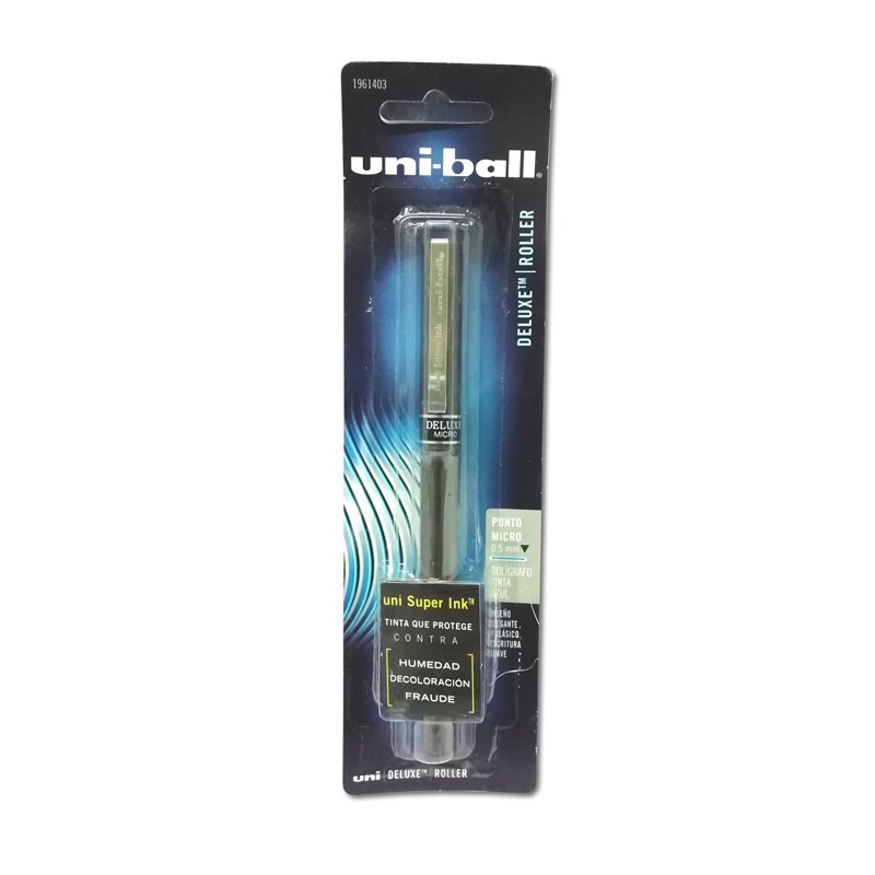 BOLIGRAFO UNIBALL DELUXE AZUL PUNTO MICRO
