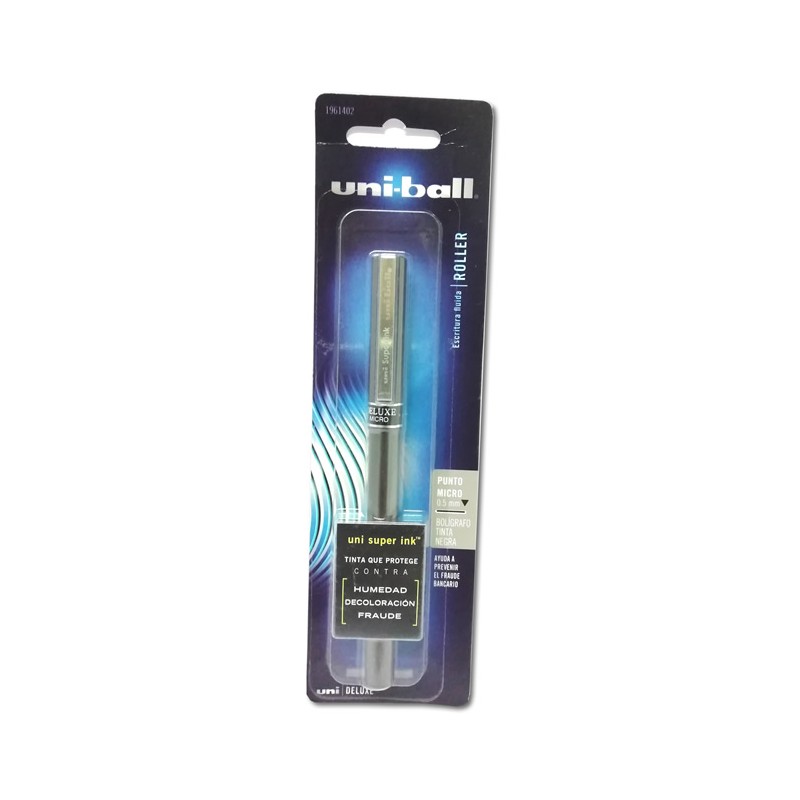 BOLIGRAFO UNIBALL DELUXE NEGRO PUNTO MICRO