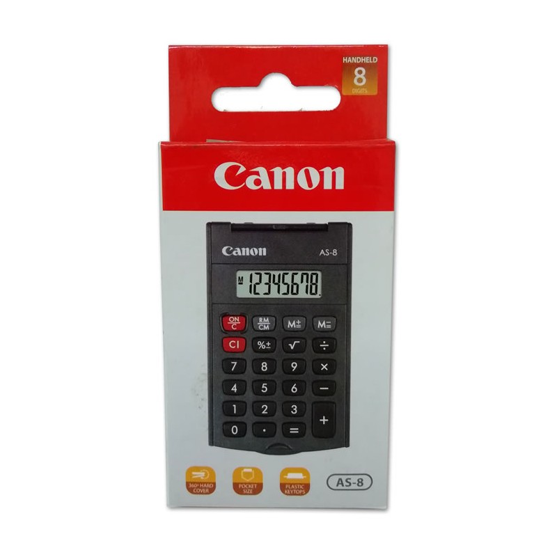CALCULADORA 8 DIGITOS BOLSILLO CANON
