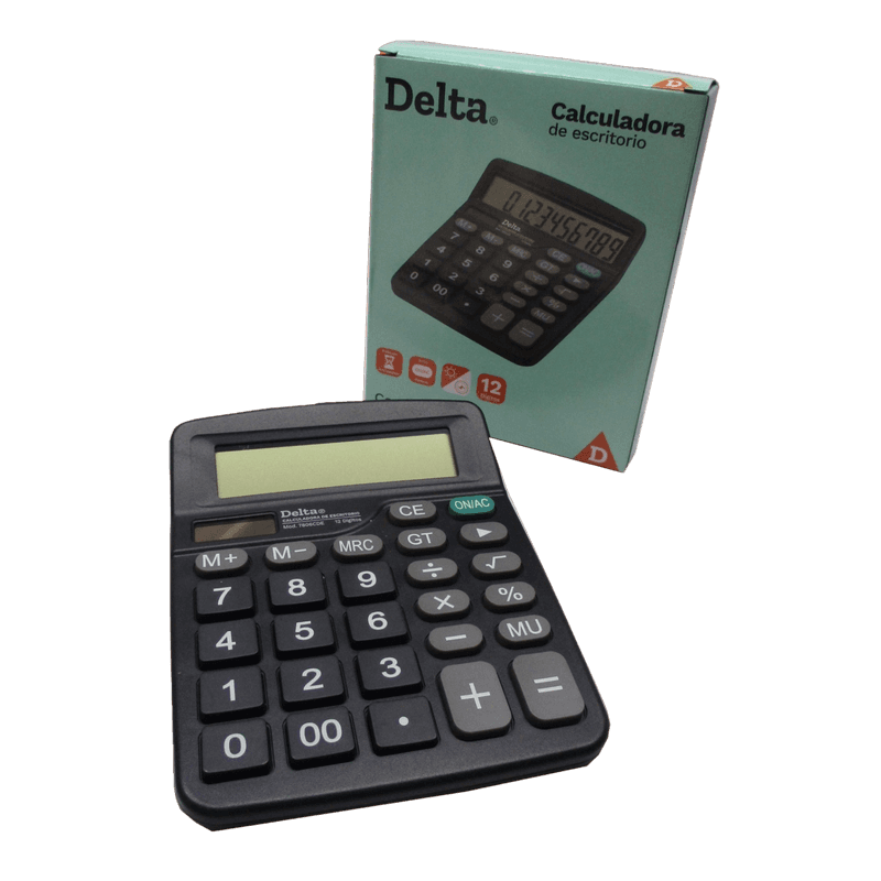 CALCULADORA DE ESCRITORIO 12 DIGITOS DELTA