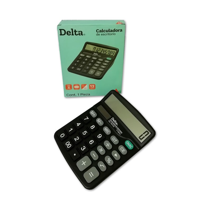 CALCULADORA DE ESCRITORIO 12 DIGITOS DELTA