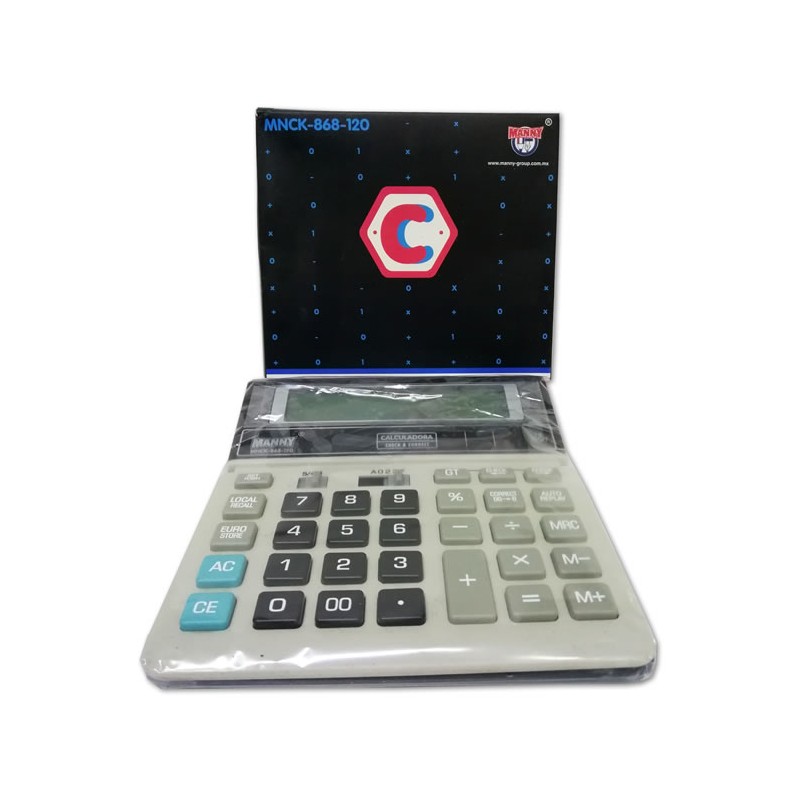 CALCULADORA DE ESCRITORIO 12 DIGITOS MANNY
