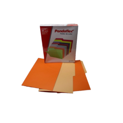 FOLDER TAMAÑO CARTA COLOR BITONO NARANJA