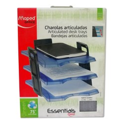 CHAROLA ARTICULADA 3 NIVELES CARTA MAPED